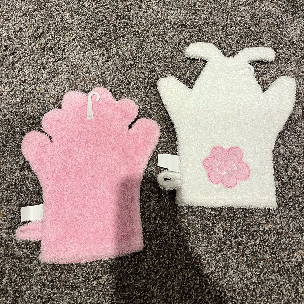 Spring Bath Mits - Picture 2 of 2